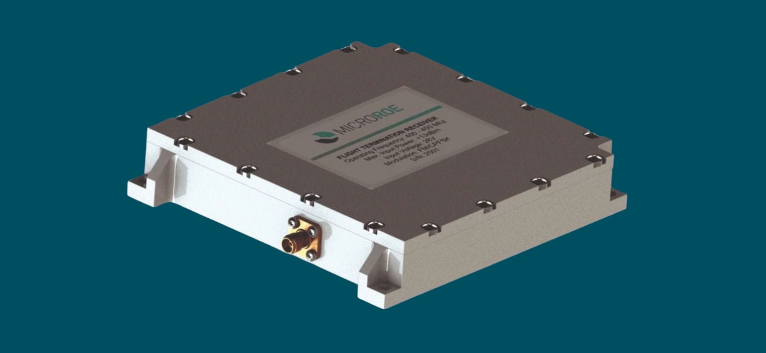 Receptor de terminación de vuelo en UHF